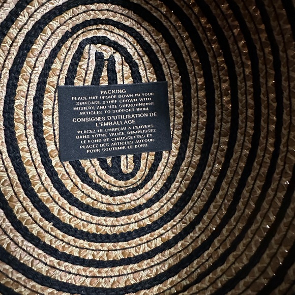 Erick Jarvis Black and Tan Striped Margot Hat - Picture 8 of 9